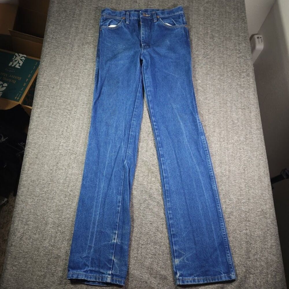 Wrangler Jeans Mens 30x36 Blue Cowboy Cut 936 Western Rancher Rodeo